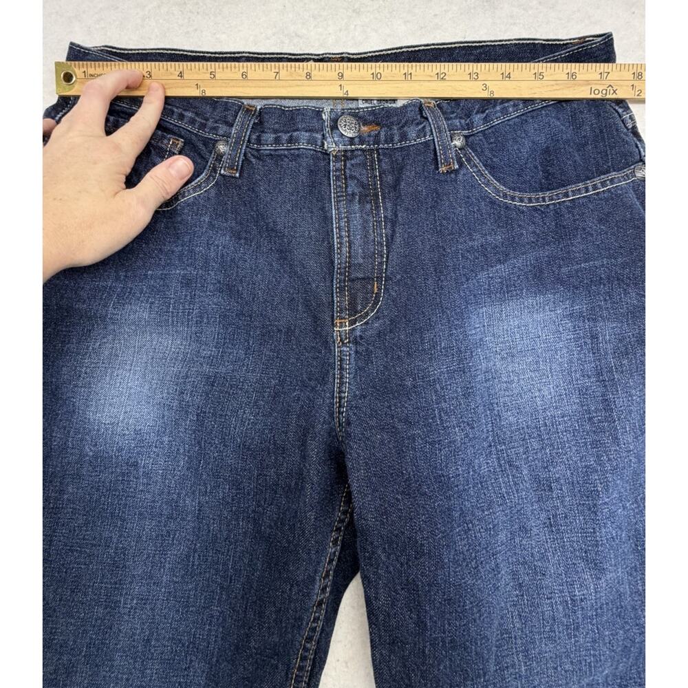 Cruel Girl Georgia Slim Jeans Womens 15 R Dark Wash Stretch Bootcut Indigo Denim - Picture 7 of 11